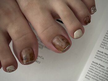 ウーネイル 代々木上原(woo nail)/ブラウンニュアンス(120min)