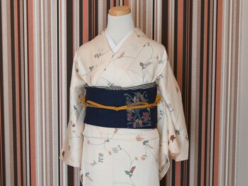 プライベートサロン ネイルエース(nail e*s)の写真/越谷・セブンタウン近く《ネイル×着付け》イベントの準備は当店で◎崩れにくく美しい装いで最高の自分に*