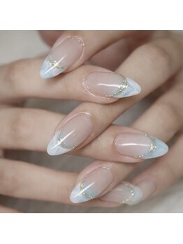 アイネイルズ 布施店(I.NAILS)/マーブルネイル/フレンチネイル