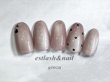 エストラッシュアンドネイル 銀座店(est lash&nail)/マグネットミニハートネイル