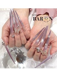 ワンホン系スーパーロングネイル