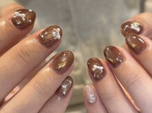 レトネイル レトネイル 大阪梅田(reto nail)/リボン/シンプル/マグネット/秋