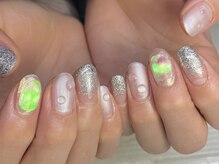 マムコレクション/氷ネイル　水滴　マット