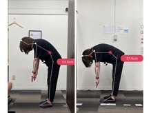 ナオル整体 千種院(NAORU整体)/50代女性施術事例　【前屈動作】