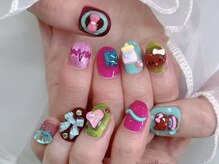 ダークハニー 池袋店(Dark Honey)/キュート３Dアート自爪デザイン
