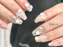 トコ(toco)/薔薇ネイル