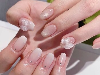 ルアナ(luana)の写真/うるちゅる感が可愛い水光マグネットネイル☆マグネットネイルの種類豊富◇全メニュー<パラジェル>使用