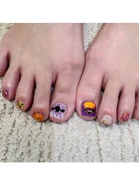 ハロウィンネイル