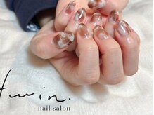 ツインネイル 久屋大通店(twin.nail)/カフェラテネイル