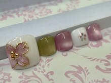 ネイルサロン ヴィヴィ(nail salon ViVi)/定額フットネイルC￥7700