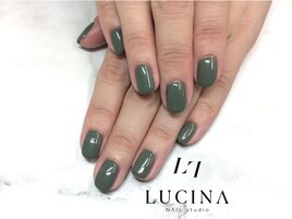 W-812　秋色カーキネイル