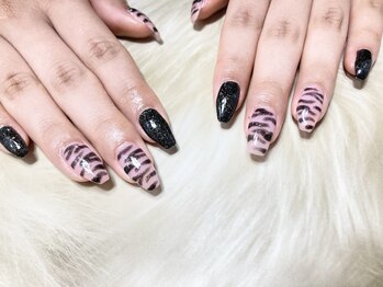センス バイ ジェイネイル(sence by j.nail)/ゼブラネイル♪