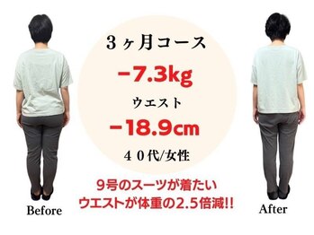 アシストユー整体院/痩せて綺麗にスーツが着たい☆