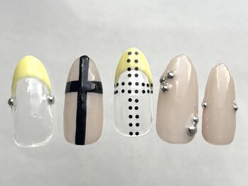 アイネイルズ 恵比寿店(I nails)/イエローフレンチ10480円