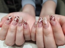 ネイルプラスユウ(NAIL+U)/レオパードネイル