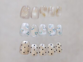 ディーネイル カナヤマ(DEE nail kanayama)の写真/オフィスネイル~トレンドネイルまで納得の仕上がり*【◆プレミアム定額¥7150/90分アートフリー¥7700】