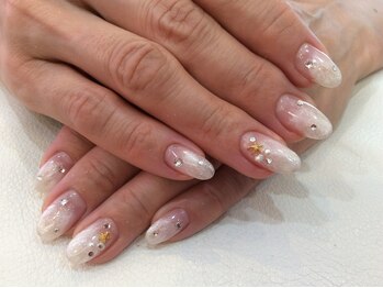 シャンネイルケアサロン(Shan Nail caresalon)/ニュアンス ホワイトネイル