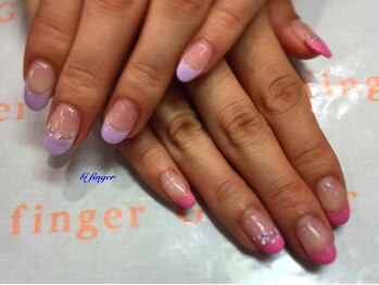 ジー フィンガー 千葉店(G)/春色アシンメトリー