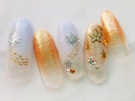 冬色スターネイル