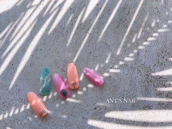 コハ 湘南台店(Koha)/ターコイズ×夏カラーネイル