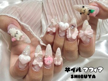 ネイルマフィア 渋谷(NAIL MAFIA)/キャラクター3Dネイル