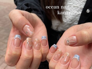 オーシャンネイル 金山店(Ocean Nail)/#ガーリーネイル