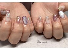 ピルヴ ネイル(Pilv nail)の雰囲気（手が綺麗に見えるニュアンスカラー+綺麗めなニュアンスdesign。）