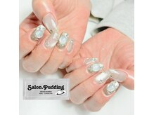 サロンドットプディング(Salon.Pudding)の雰囲気（ワンカラ―￥3400～持ち込みOKこだわりアートまで多数メニュー有）