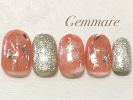 大人ニュアンスホログラムネイル