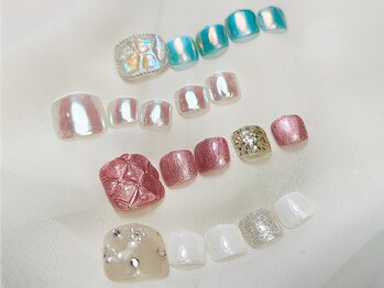 ノクターン(Nocturne)の写真/素足が主役の季節到来！ミラー・フレンチなど選べる旬のアートで足元から差をつけて夏のおしゃれを格上げ♪