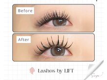 バタフライジュエル 問屋町店(ButterflyJewel)の雰囲気（Lashes-by Liftで、エクステごと根本から立ち上げ♪）