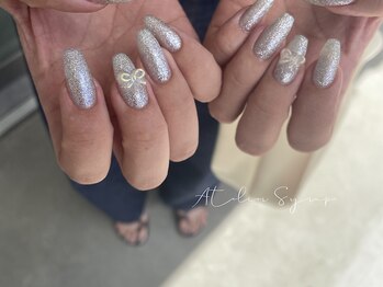 アトリエシロップネイル(Atelier Syrup nail)/フラッシュネイル ¥6000