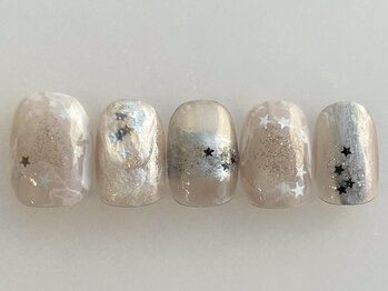 アイネイルズ 池袋店(I-nails)/シルバースターベージュ
