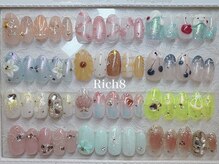 ネイルアンドまつげエクステ リッチエイト 原宿店(Rich8)の雰囲気（オフ無料色変え可/キャンペーン定額￥7300~韓国パーツ定額￥8300~）