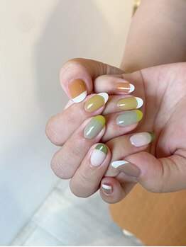 ネイルズ ララ(nails Lala)/カジュアルフレンチ。