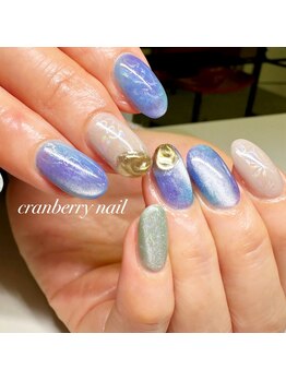 クランベリーネイル 代官山 恵比寿(cranberry nail)/夏ネイル/パラジェル/フィルイン