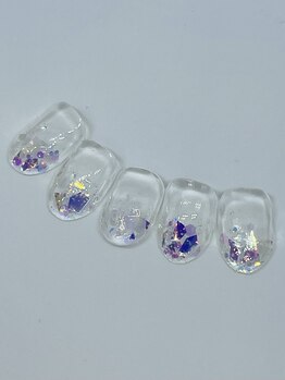 ネイルハウス安气子 新丸ビル店/ラメ/大人可愛い／オフィス