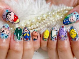 お客様オーダー推し活痛ネイル