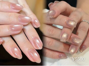 TRU NAIL & EYE 吉祥寺店 　【トゥルーネイル &アイ】の写真/マグネットワンカラーで叶える、華やかになりすぎないちゅるちゅる指先♪