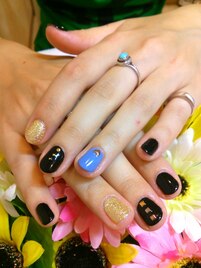 単色塗りネイル