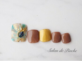 ピアシェ(Piache)/フットケア付きジェル¥8900