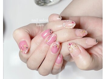 リアン(Lien)/押し花ネイル