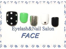 アイラッシュアンドネイルサロン フェイス(Eyelash&NailSalon FACE)/ケア&フットジェル￥5.500