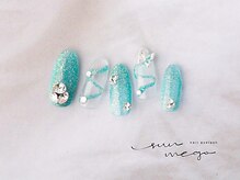 サンミーゴネイル 神戸店(Sunmego Nail)/海/ターコイズブルーネイル