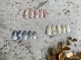 〇和柄ネイル〇