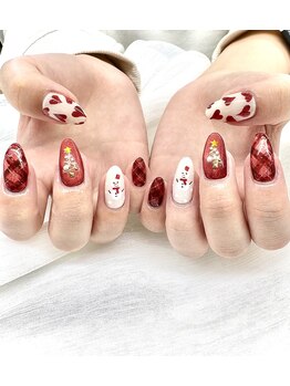 クリスマスネイル