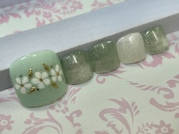 定額フットネイルC￥7700