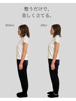 リ バース 立川(RE:birth)/姿勢改善　BeforeAfter