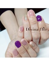 キイコネイル(kiiko.nail)/シンプル梅雨ネイル