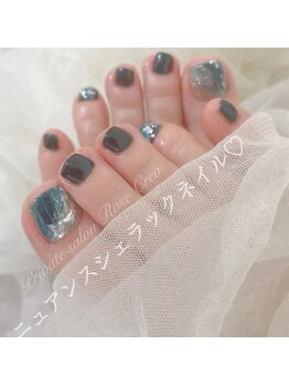 ローズクレア(Rose Crea)/ニュアンスシェラックネイル